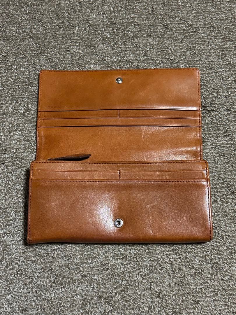 Vivienne Westwood レザー 二つ折り財布 オーブ コンチョ