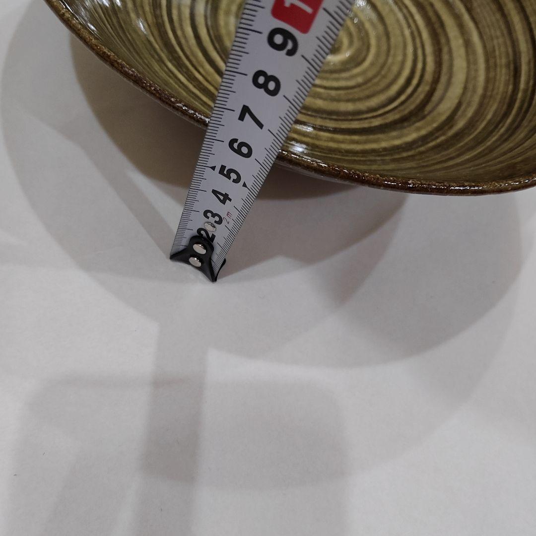 新品　 澤村陶哉作 陶器ボウル オリーブグリーン