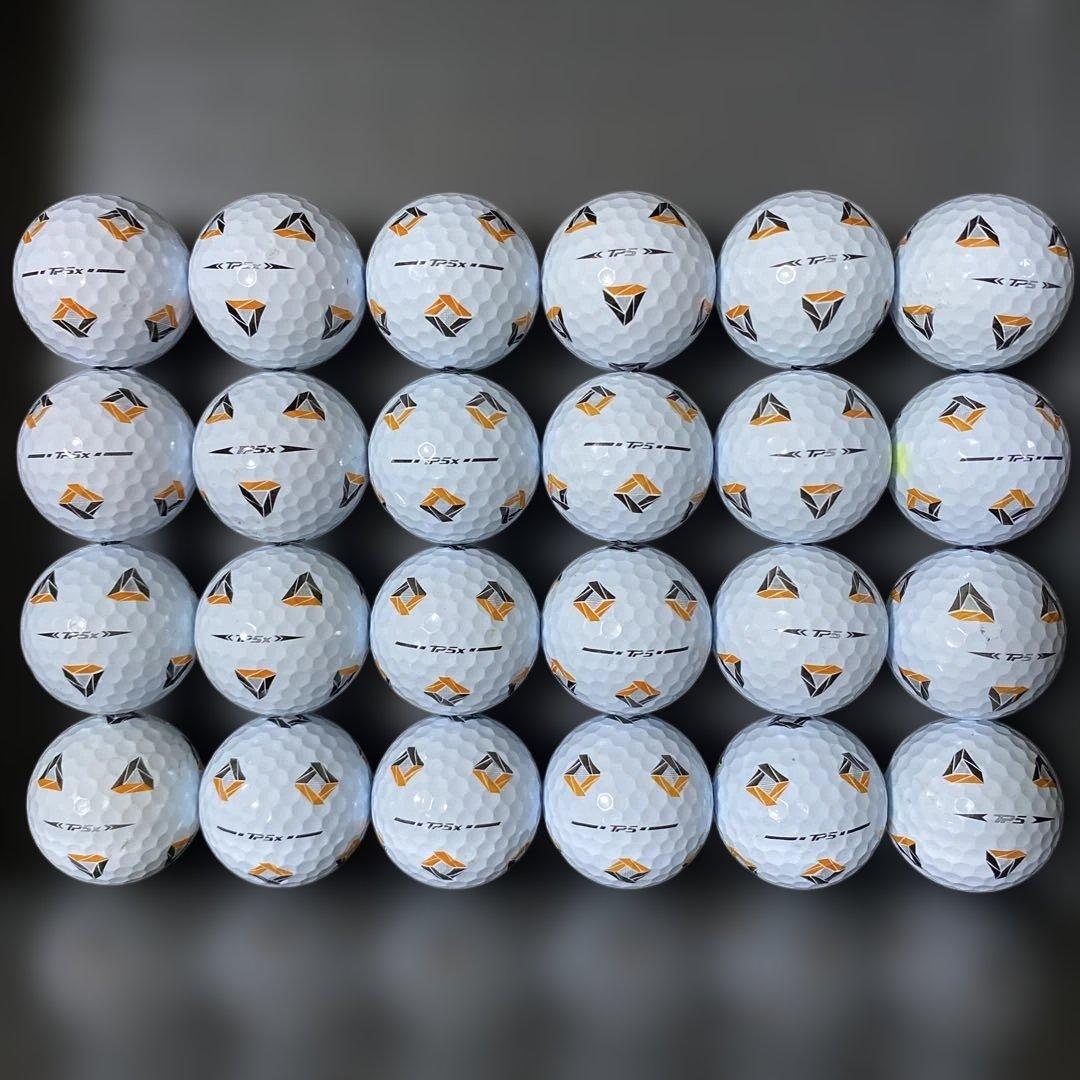 【送料無料】TaylorMade TP5/TP5x ロストボール 24個