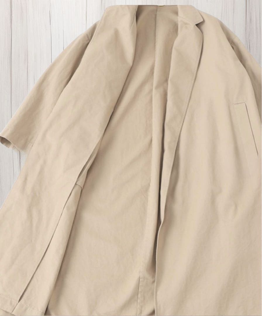 未使用 Deuxieme Classe FINX ギャバオーバーコート◆