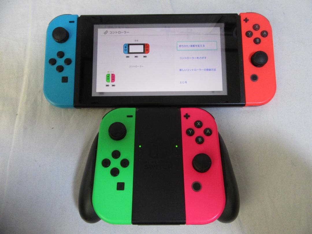 ら*ら様 Switch本体・周辺機器 ジョイコン2つ ドック ケーブル スマブラ