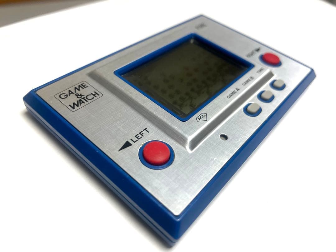 【コロ助】任天堂 ゲーム&ウオッチ FIRE（シルバー）　動作確認済