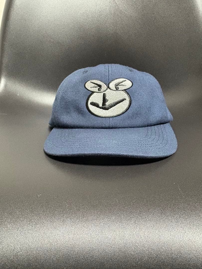supreme aphex twin 6-panel navy ネイビー
