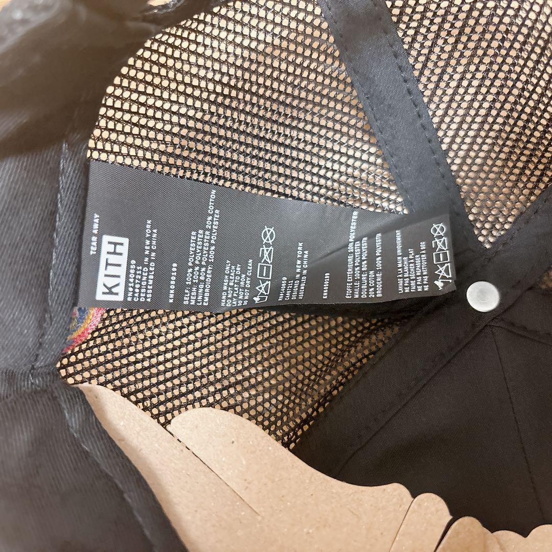 【新品】KITH ブラック トラッカーキャップ キッズもok