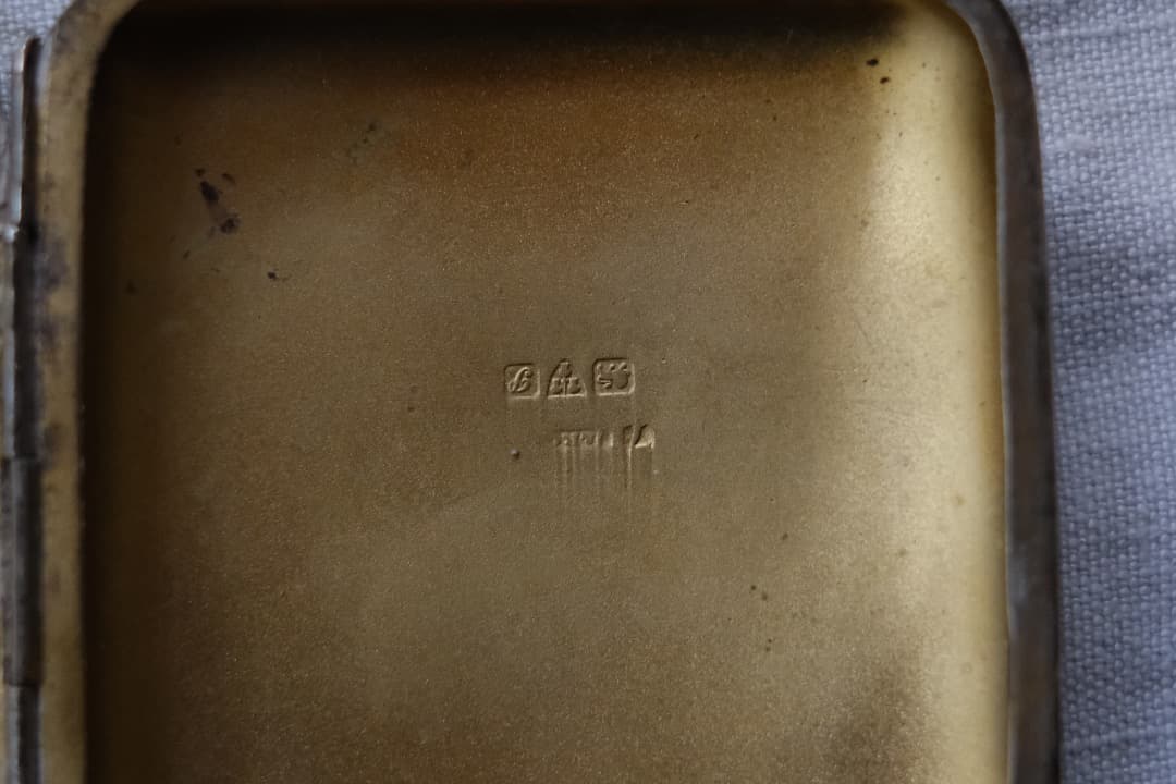 1911年｜イギリス｜Silver 925｜シガレットケース