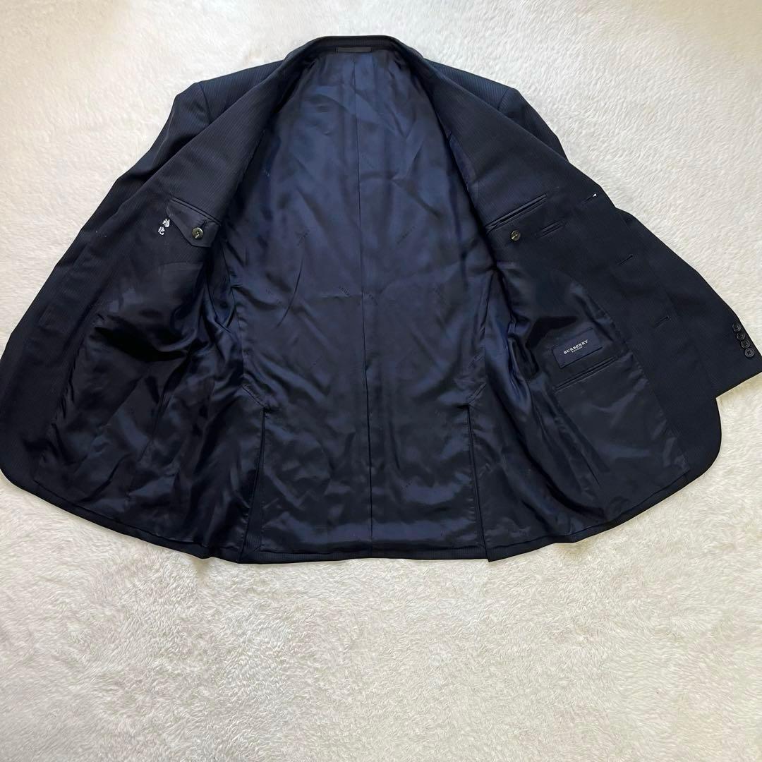 極美品　Burberry バーバリー　セットアップ　スーツ　上下　黒　XL相当