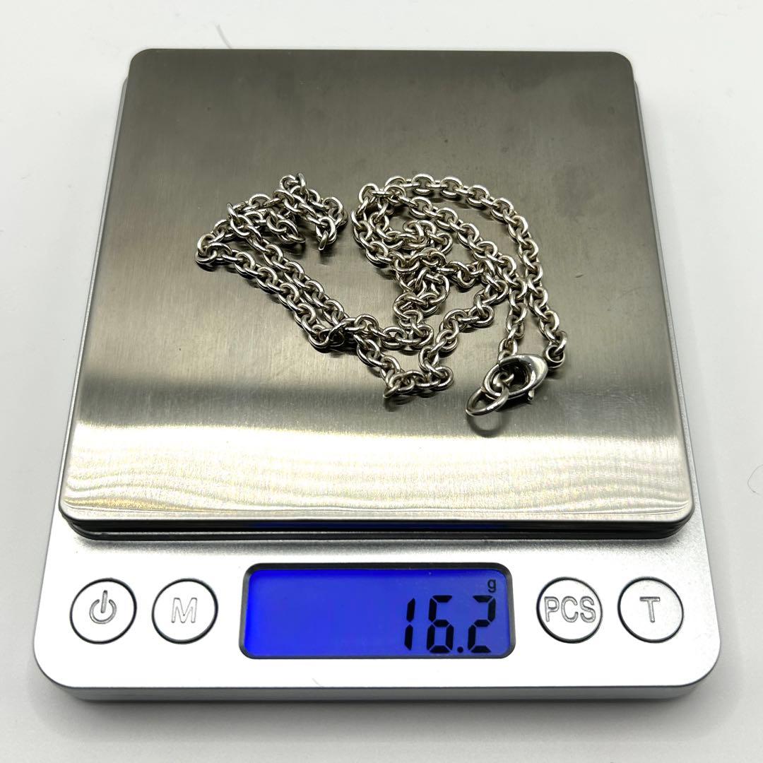 美品　グッチ　あずき　チェーンのみ　ネックレス　シルバー　925 約50cm