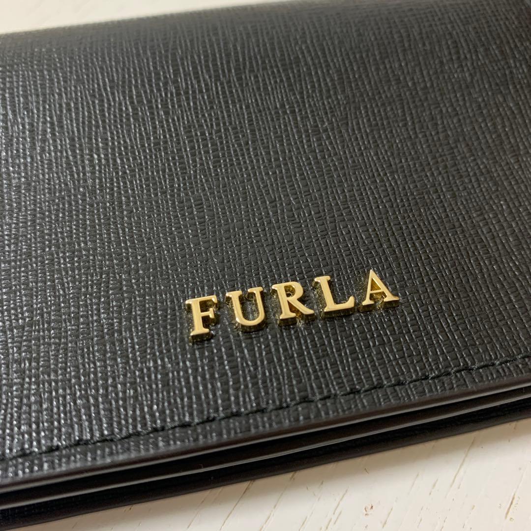 (新品)FURLA ブラック 名刺入れ