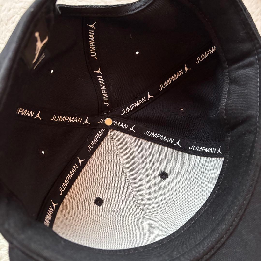 美品　希少　JORDAN フラットビルキャップ ブラック/グレー