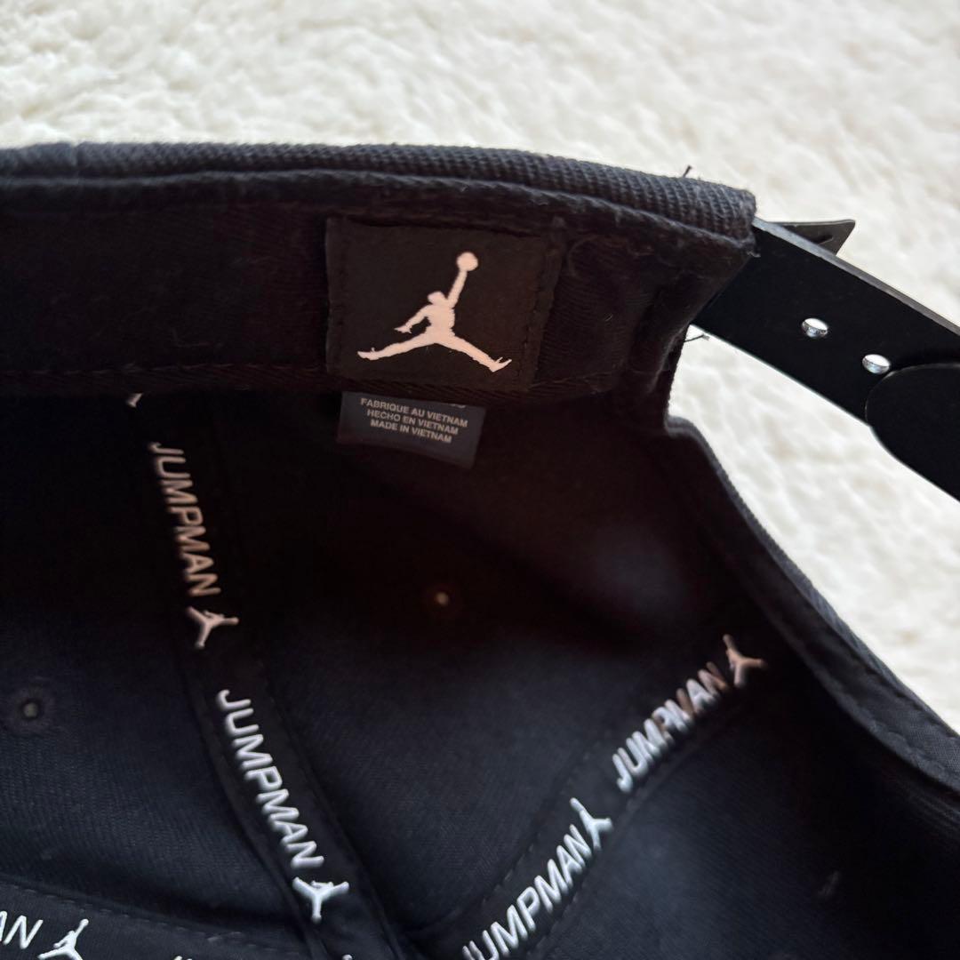 美品　希少　JORDAN フラットビルキャップ ブラック/グレー