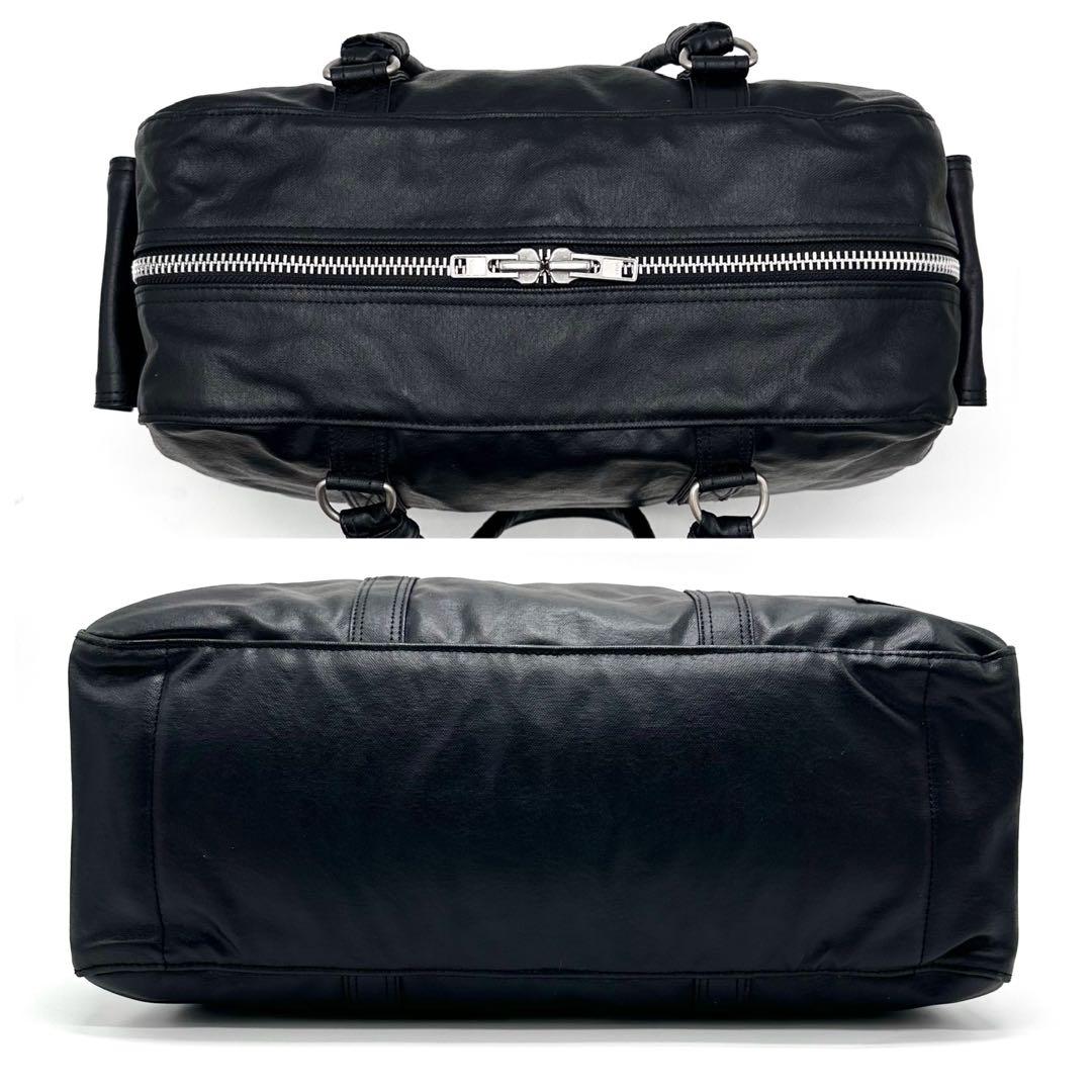 【美品】PORTER ポーター フリースタイル ボストンバッグ ブラック
