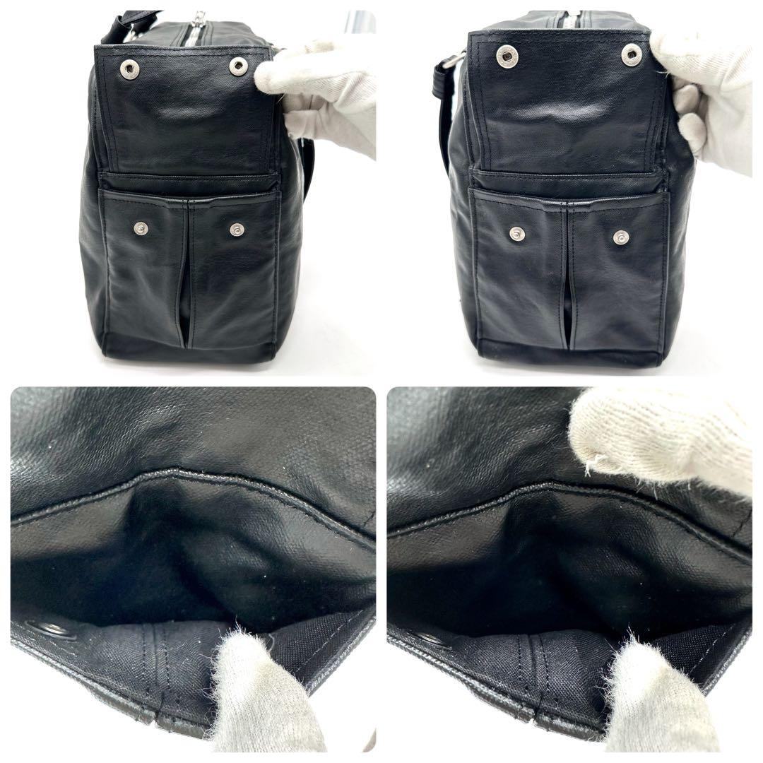 【美品】PORTER ポーター フリースタイル ボストンバッグ ブラック