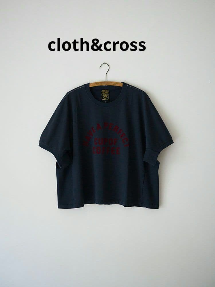 cloth&cross フロッキーロゴ　Tシャツ　スエット　ハグオーワー　クロス