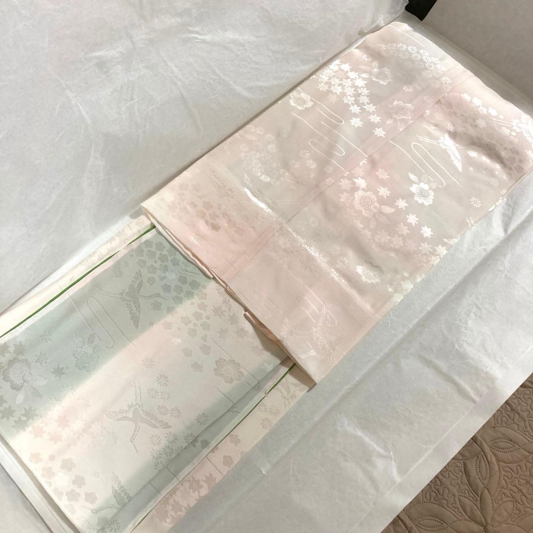 新品 振袖フルセット 西陣織 袋帯 成人式 前撮り 古典柄 裄69 袖丈110