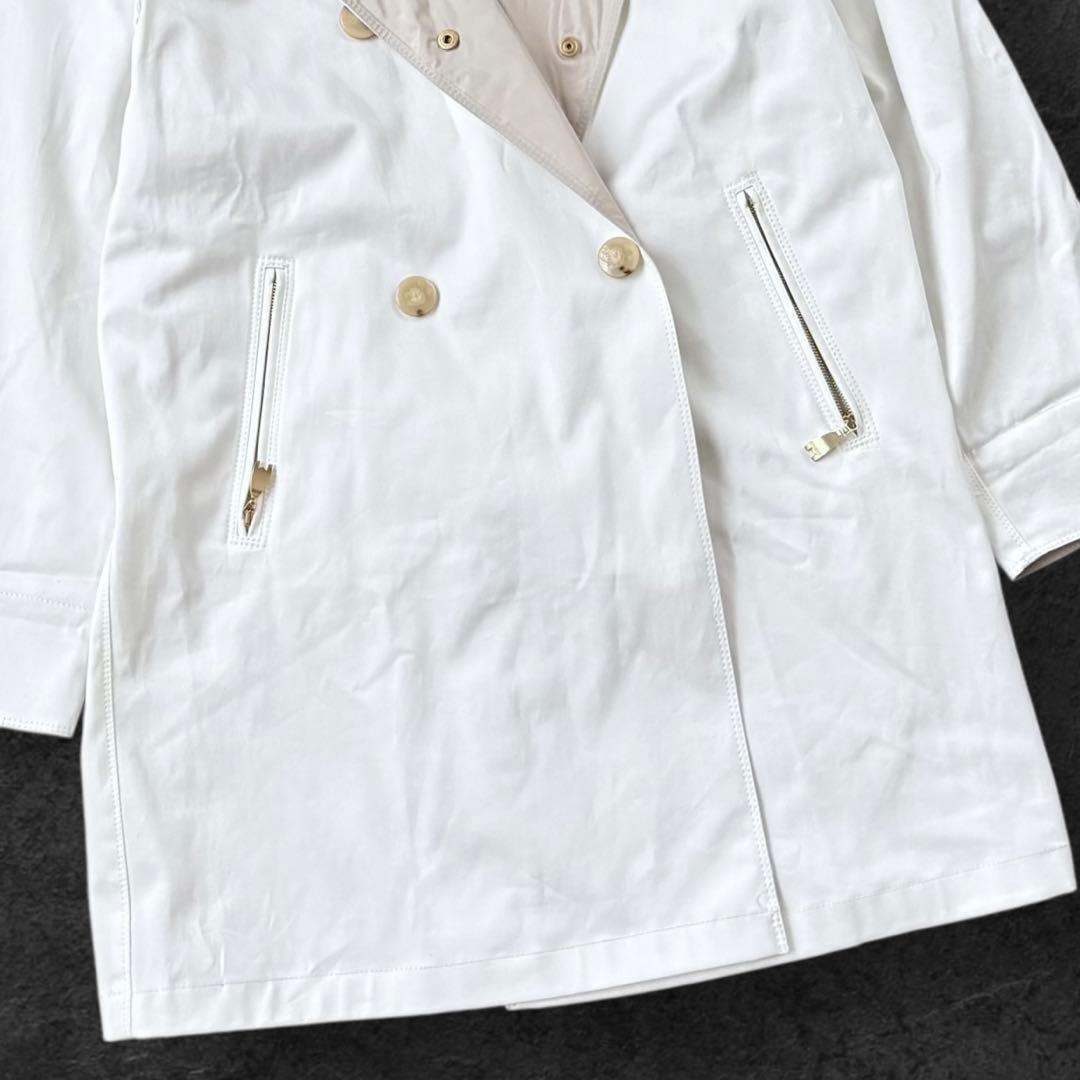 【新品未使用】Max Mara RAINWEAR トレンチコート 撥水 ホワイト