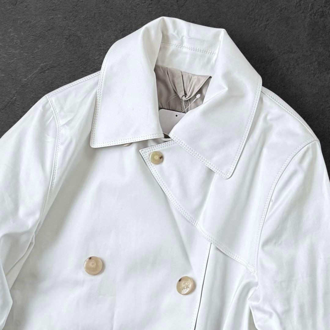 【新品未使用】Max Mara RAINWEAR トレンチコート 撥水 ホワイト