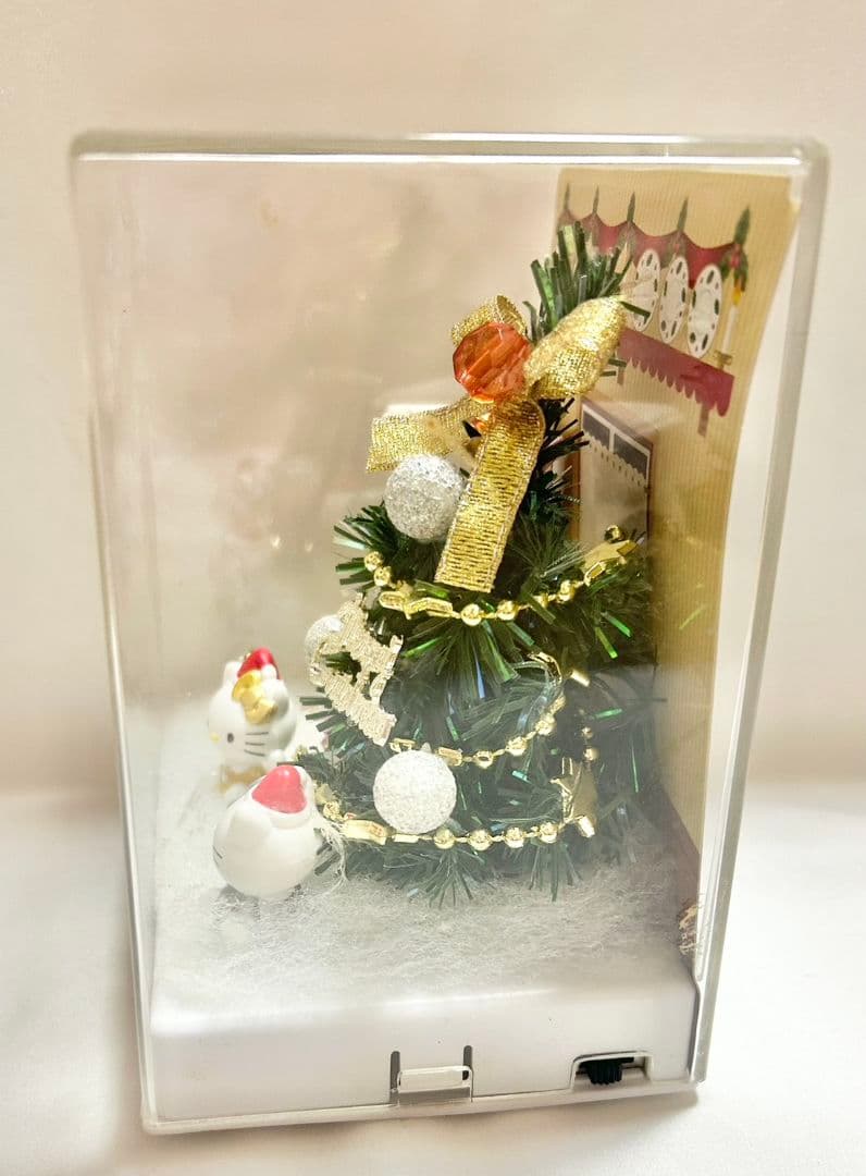 ハローキティ　クリスマス　ジオラマ　ツリー　ミミィ