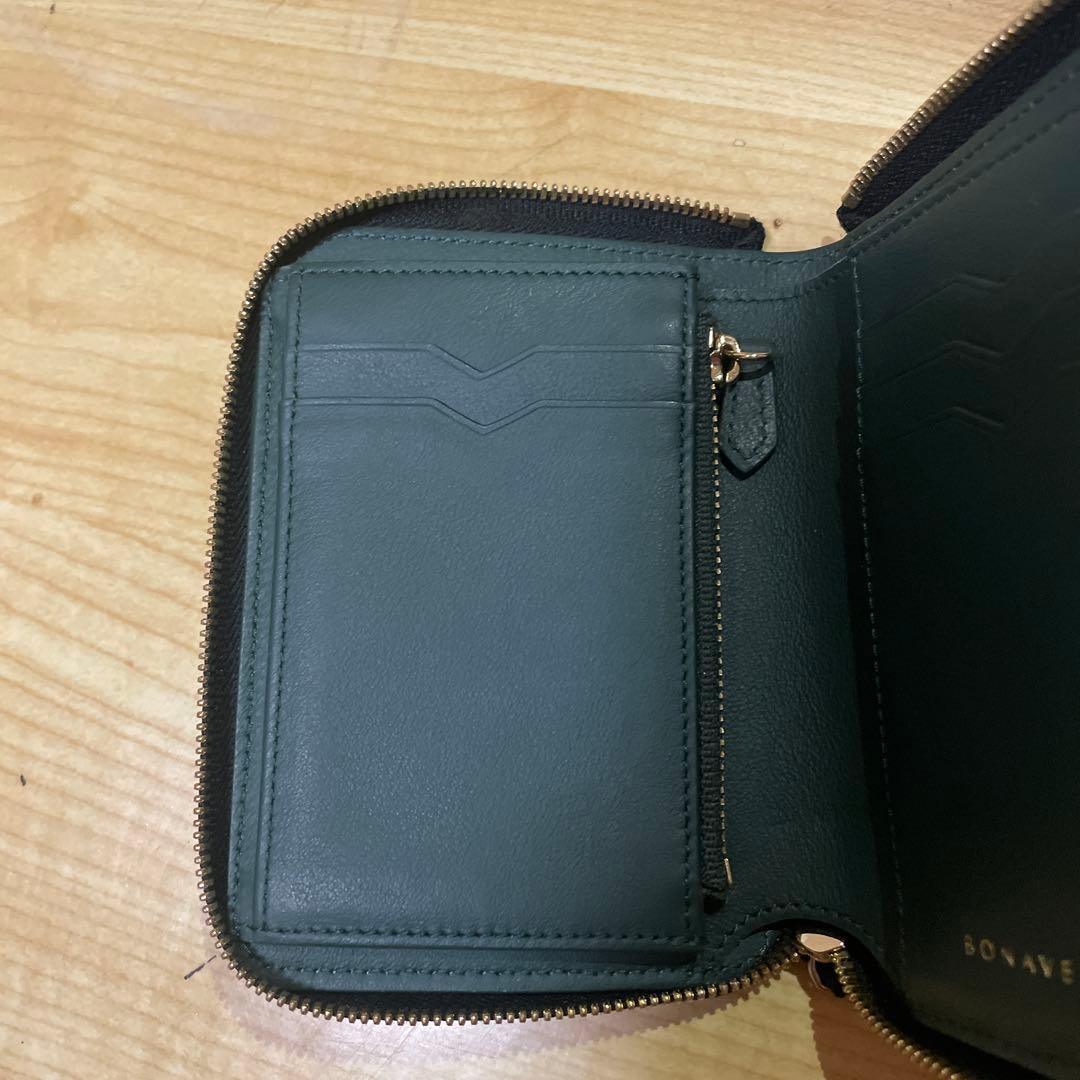 BONAVENTURA ブラック 二つ折り財布 箱が無い為お安く提供中です