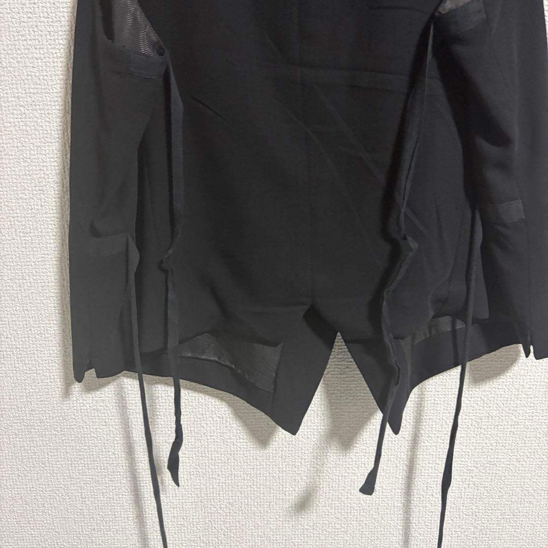 ANN DEMEULEMEESTER ブラックベスト 38