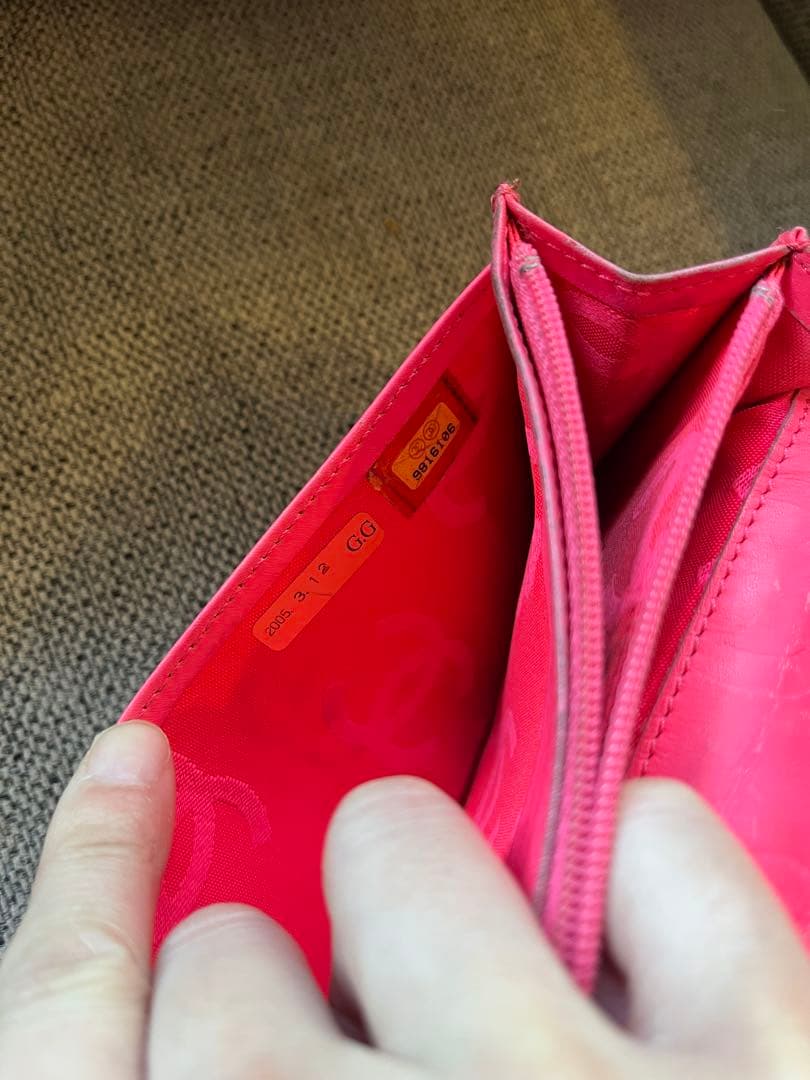 CHANEL カンボンライン　二つ折り　財布　正規品