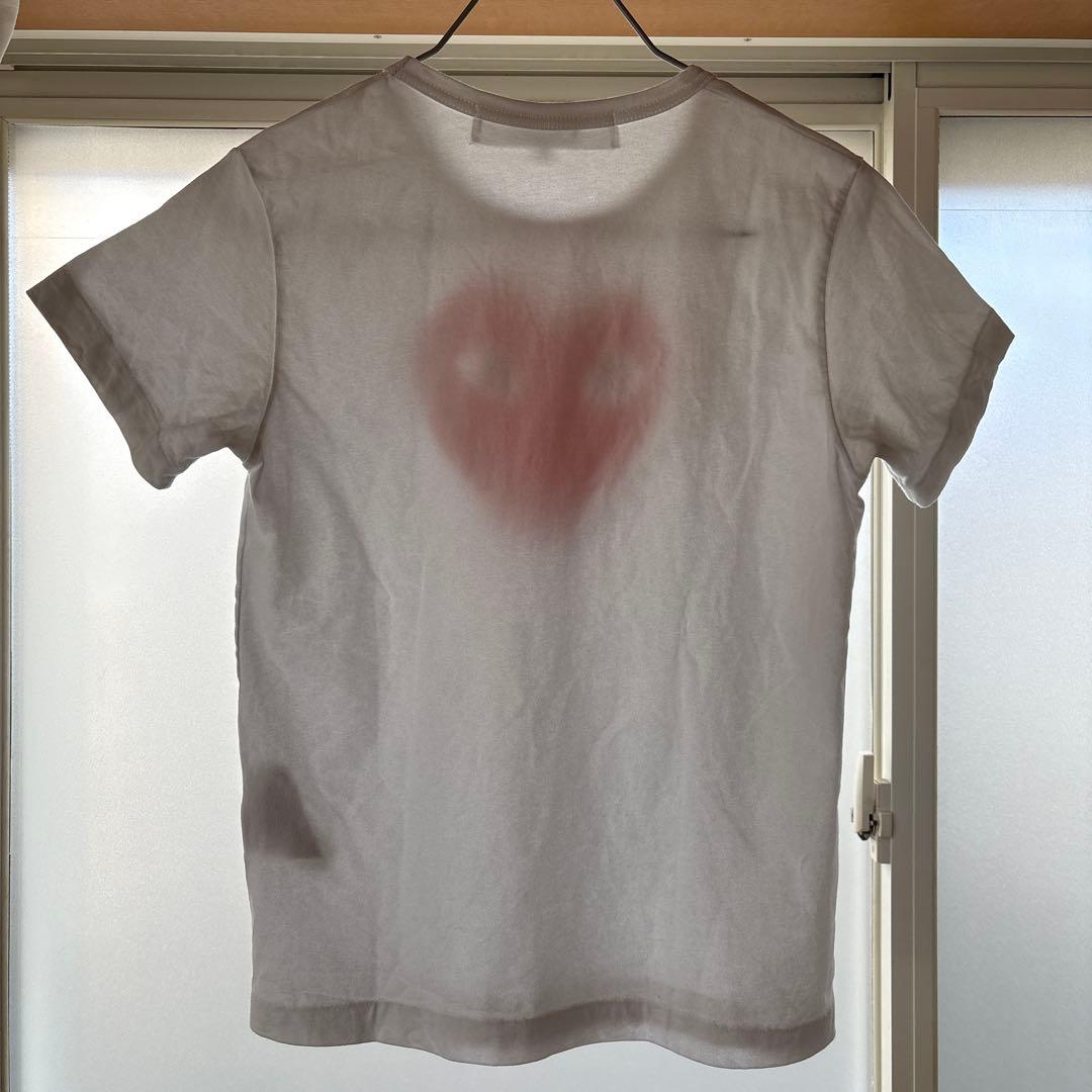 PLAY COMME des GARÇONS ハート柄 Tシャツ S
