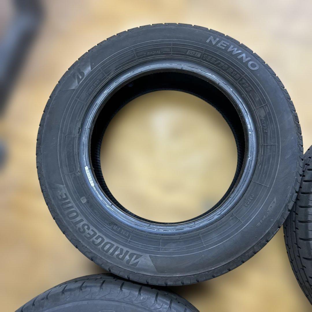 ブリヂストン 165/70R13 夏用タイヤ　2022年　4本(51)
