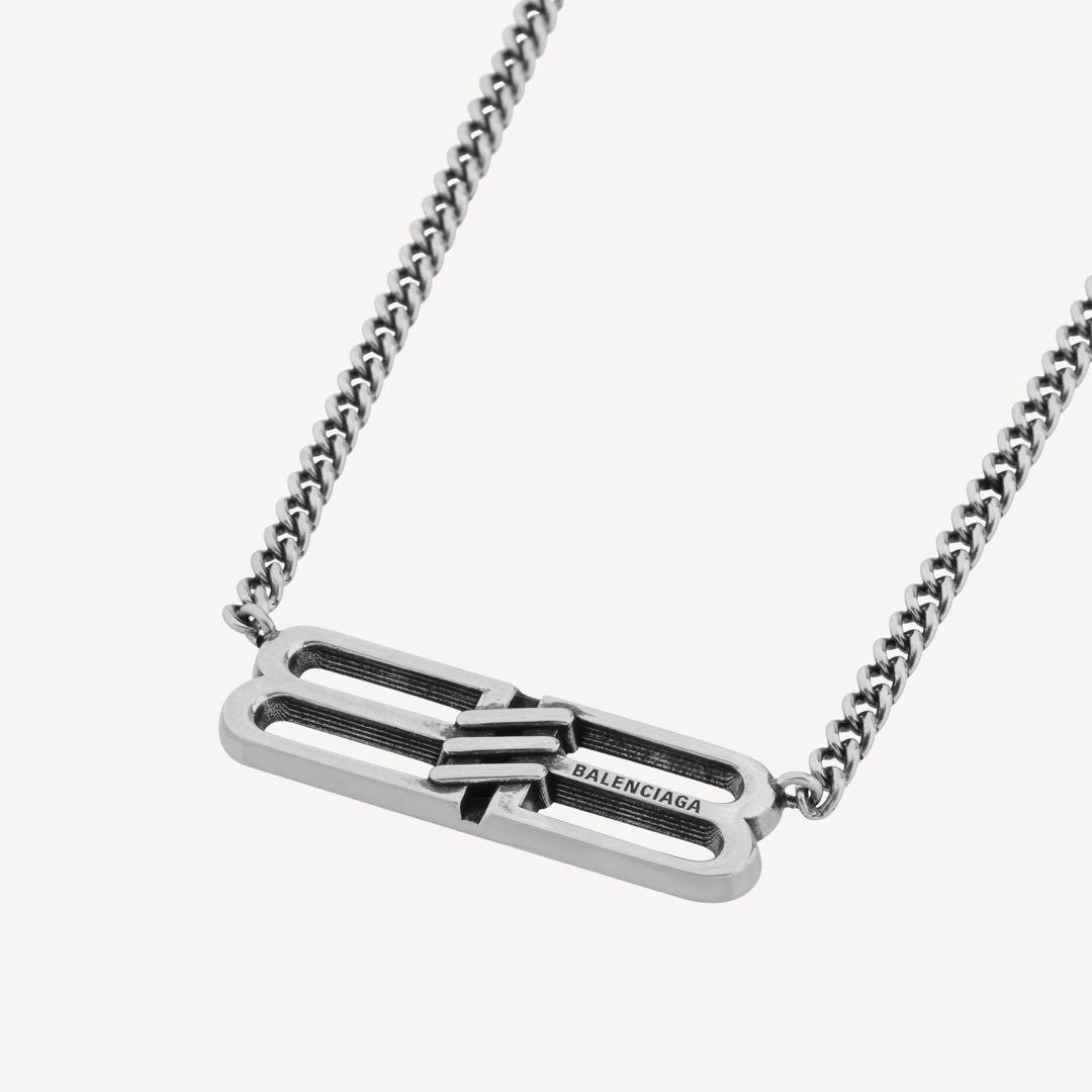 BALENCIAGA シルバー チェーンネックレス