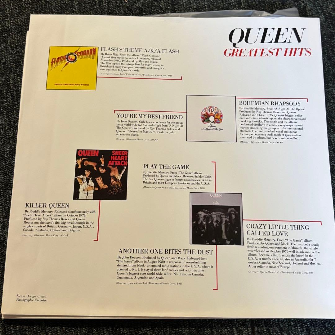 クイーン　QUEEN GREATEST HITS レコード　P-6480E R