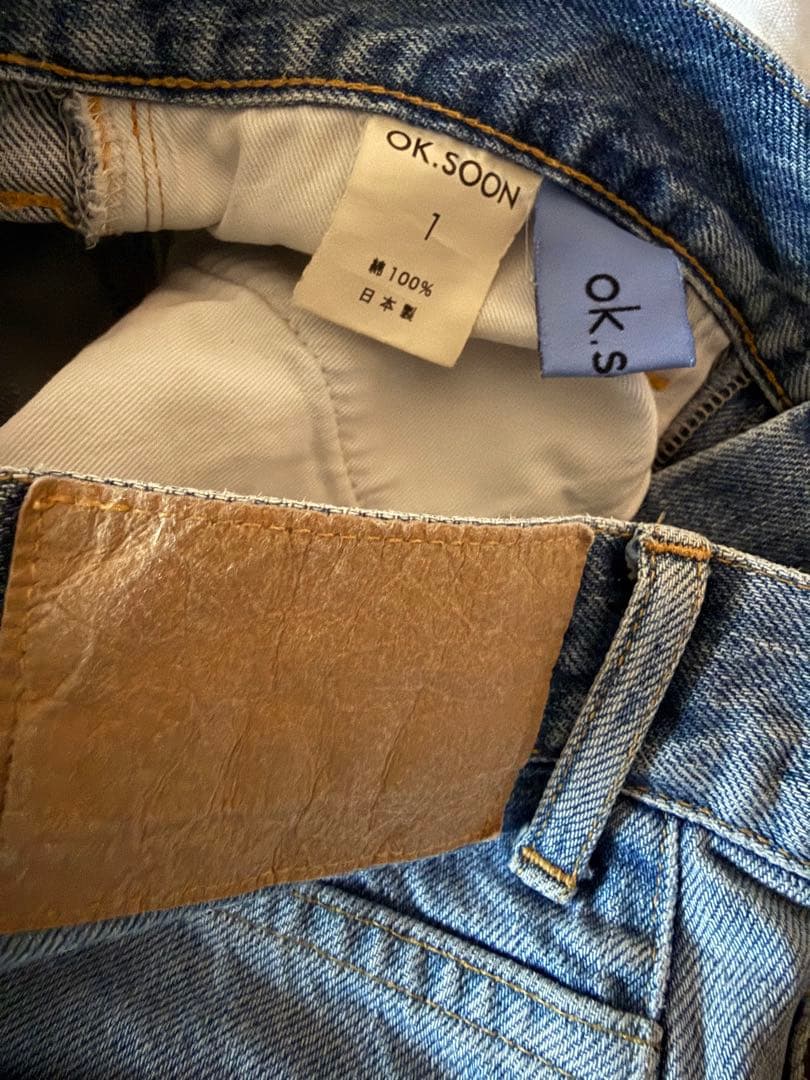 ok.soon original wide denim サイズ1