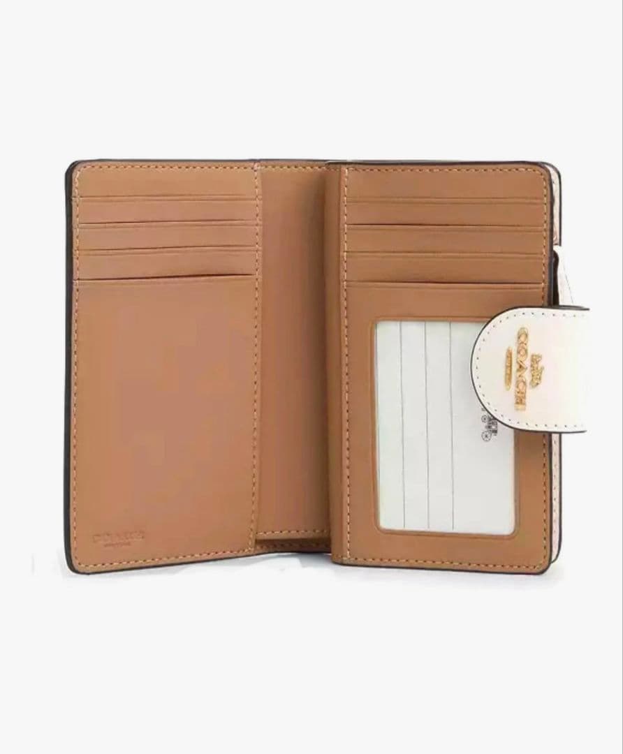 COACH ハート柄 二つ折り財布 並行輸入品:アウトレット品