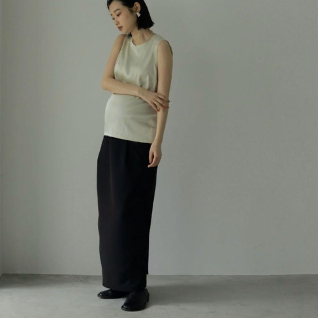 anuke Reha. tuck maxi skirt マタニティ