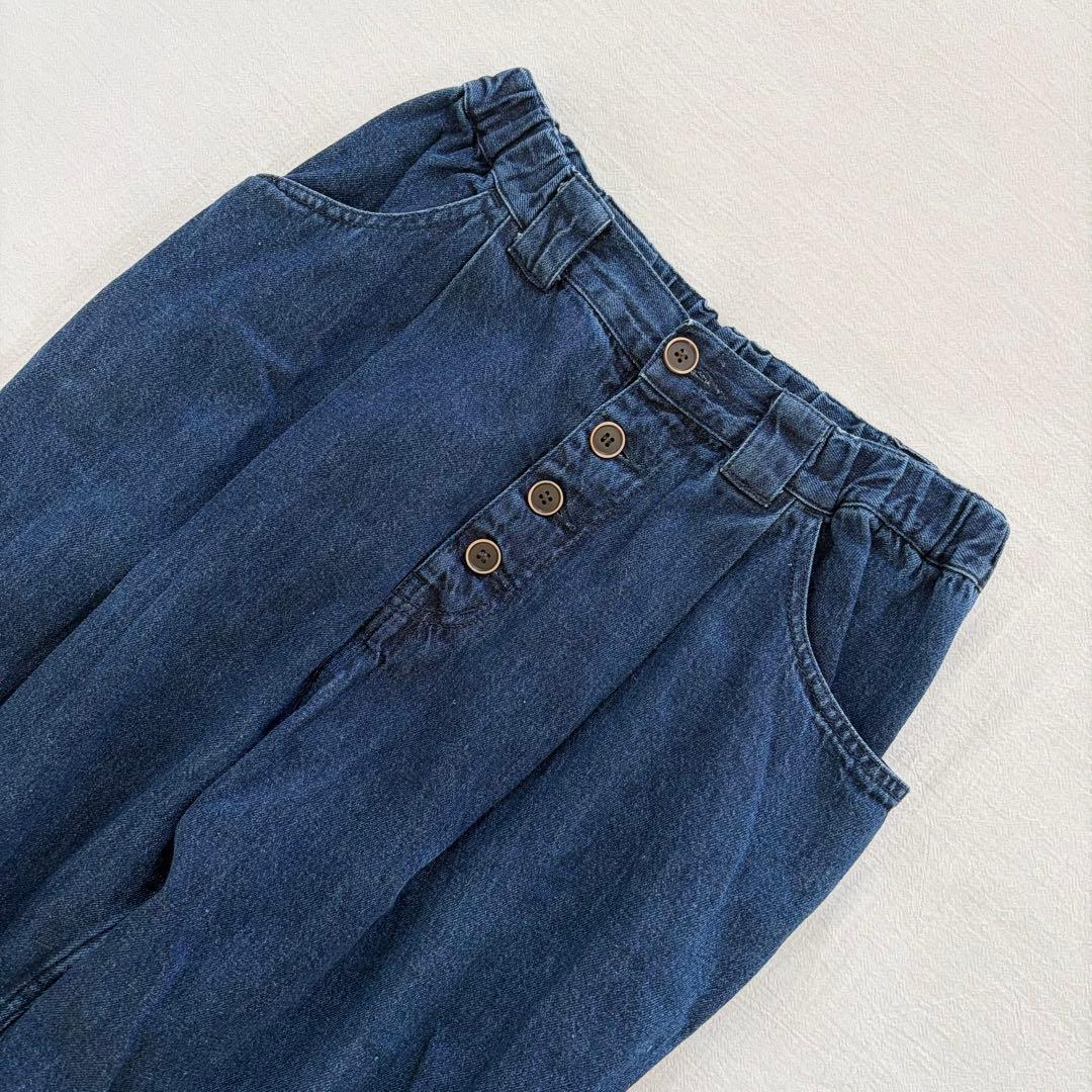 tumugu： ツムグ ▲∵゜ 10oz コットンリネンデニムパンツ　日本製