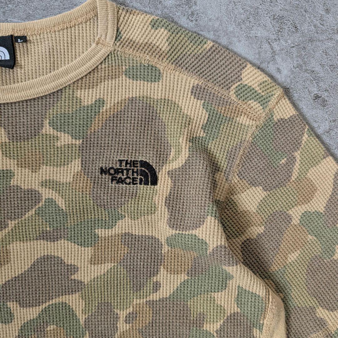 THE NORTH FACE ノースフェイス サーマル カモフラ 迷彩 Tシャツ