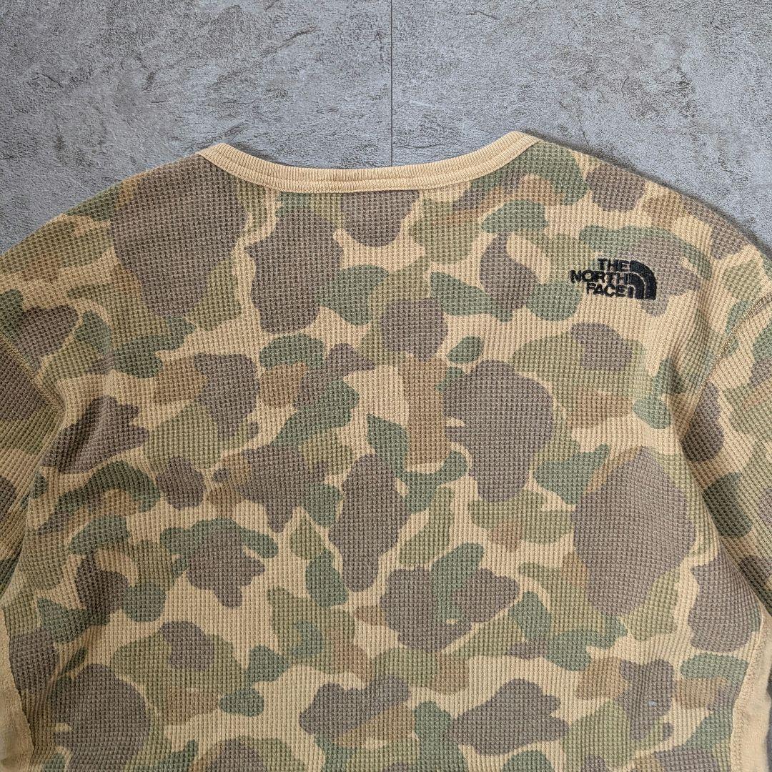 THE NORTH FACE ノースフェイス サーマル カモフラ 迷彩 Tシャツ