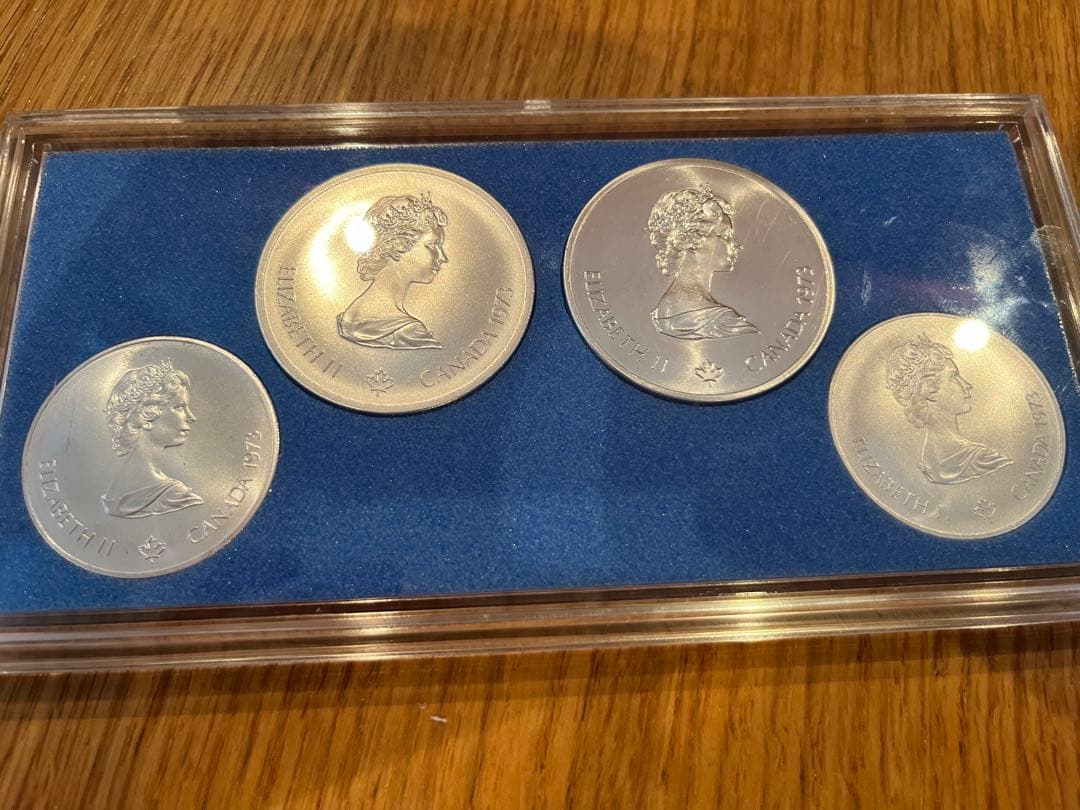 1976年モントリオールオリンピック銀貨4枚セット