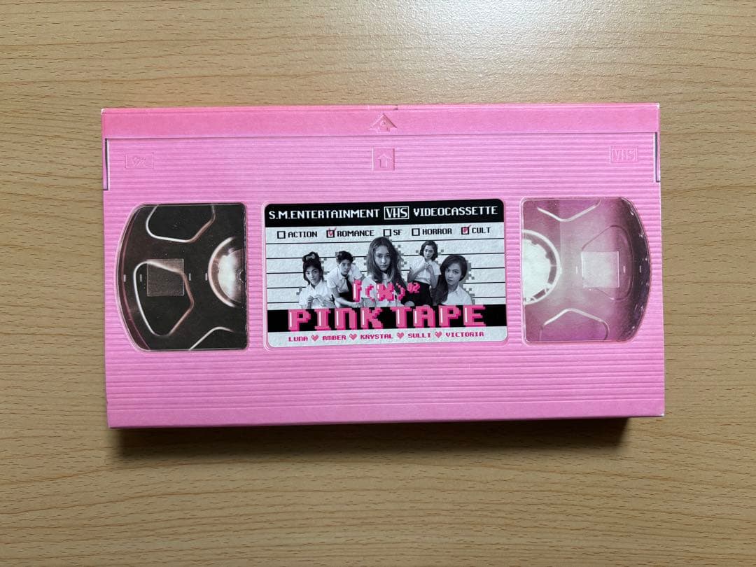 f(x) pinktape CDアルバム　クリスタル　トレカ付
