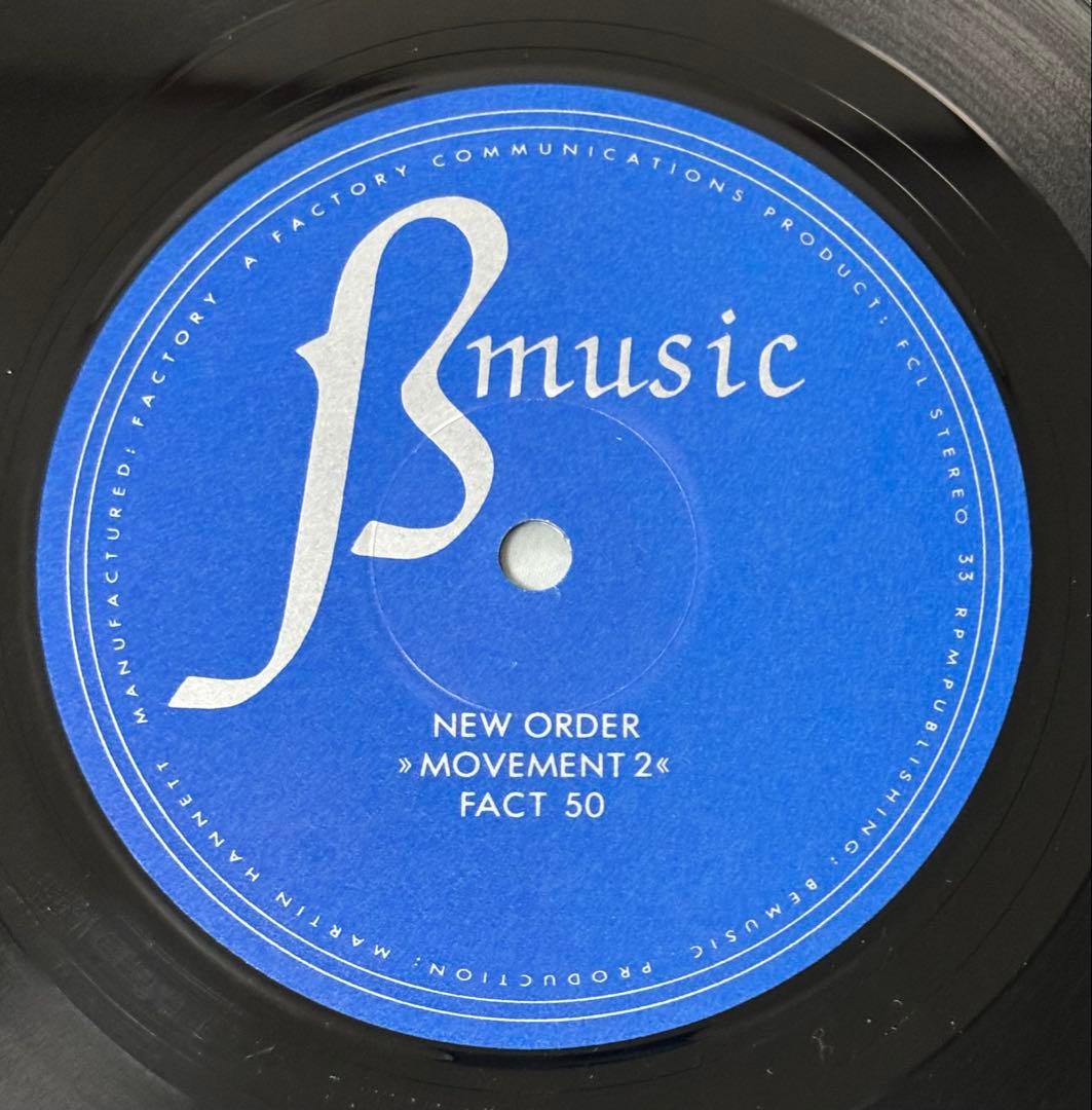 洋楽 New Order Movement joy division