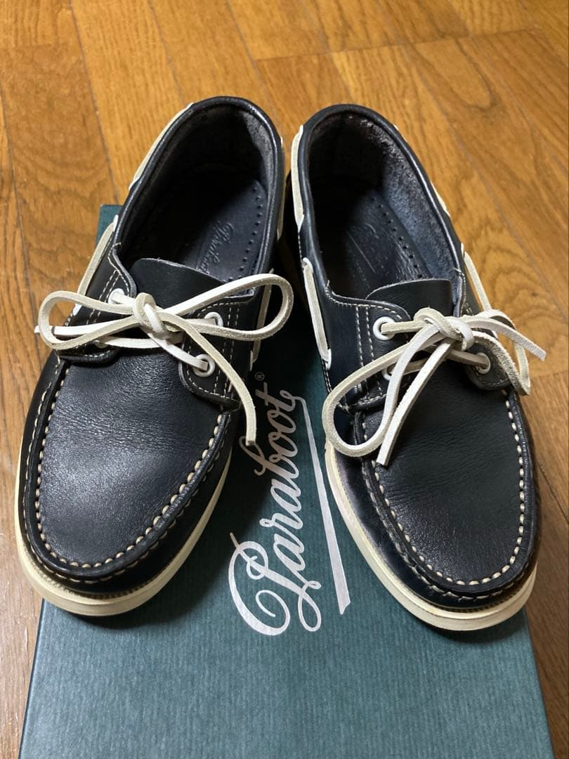 Paraboot デッキシューズ 23㎝ネイビーレザー