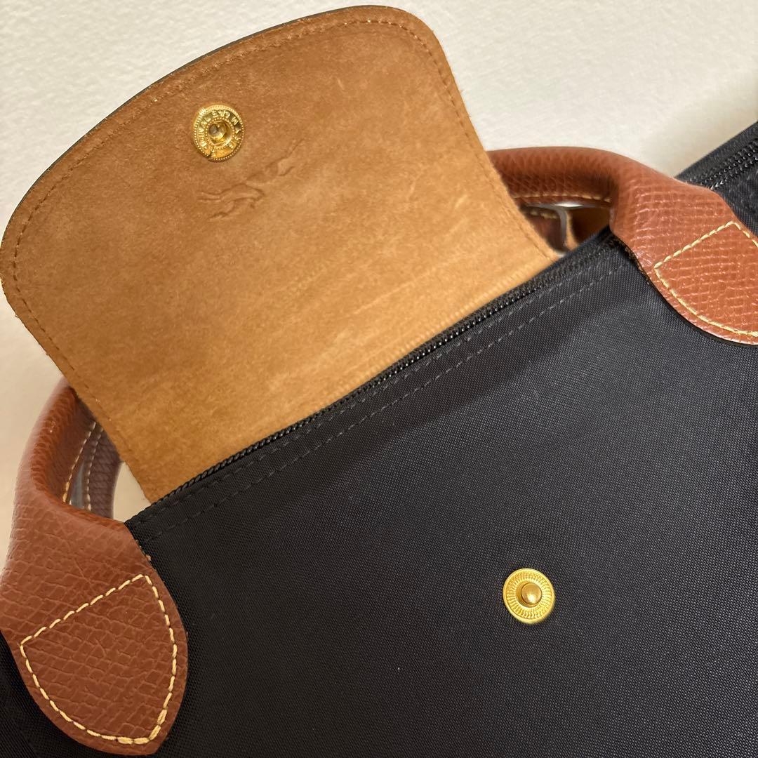 美品 LONGCHAMP ル・プリアージュ トート L ブラック 手持ち 正規品