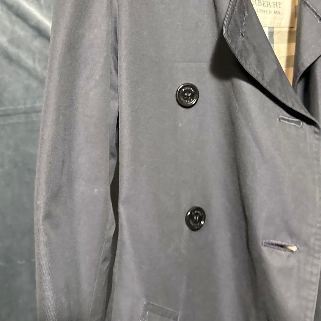 BURBERRY トレンチコート 黒 38 ノバチェック