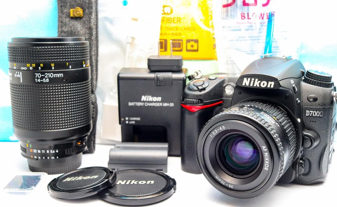 ニコン Nikon D7000⭐️本格一眼レフ！⭐️ダブルレンズ⭐️スマホ転送可