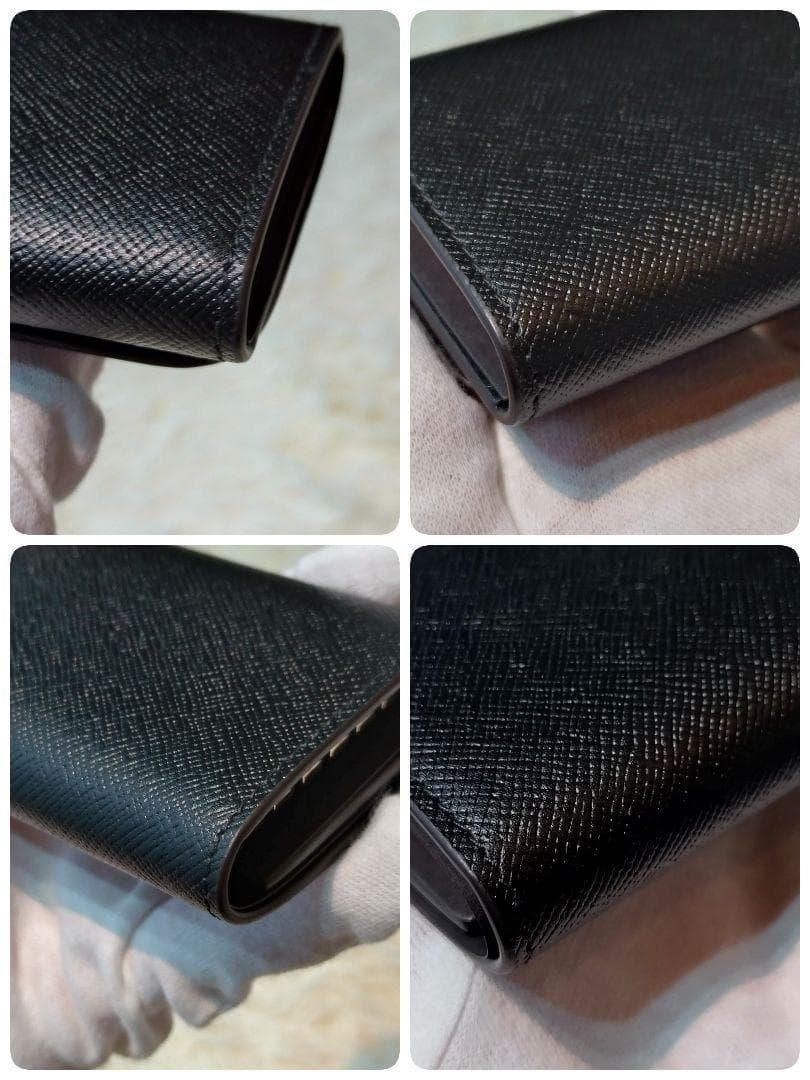 【現行品】新品　C ドゥ カルティエ　キーケース　6連　サフィアノレザー　黒