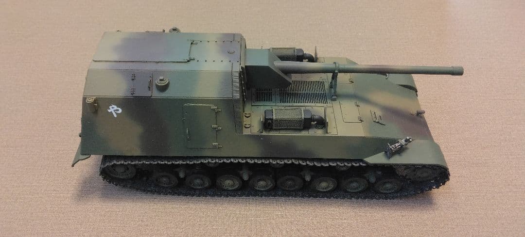 1/35塗装済完成品旧日本軍日本陸軍試製五式砲戦車ホリ機甲駆逐戦車模型プラモデル