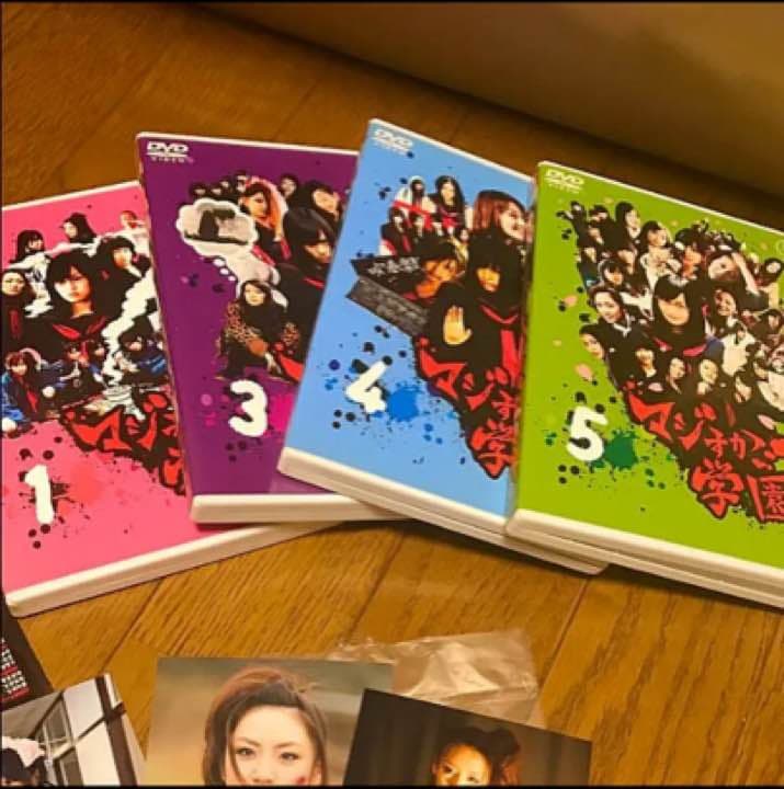 *レア初回限定*ポラロイド付!!マジすか学園DVDBOX5枚♡