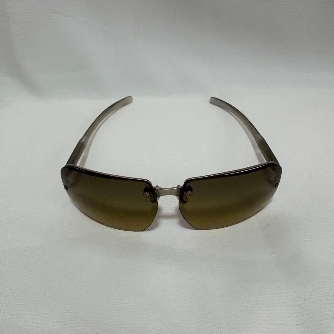 小物 archive PRADA half rim sunglasses