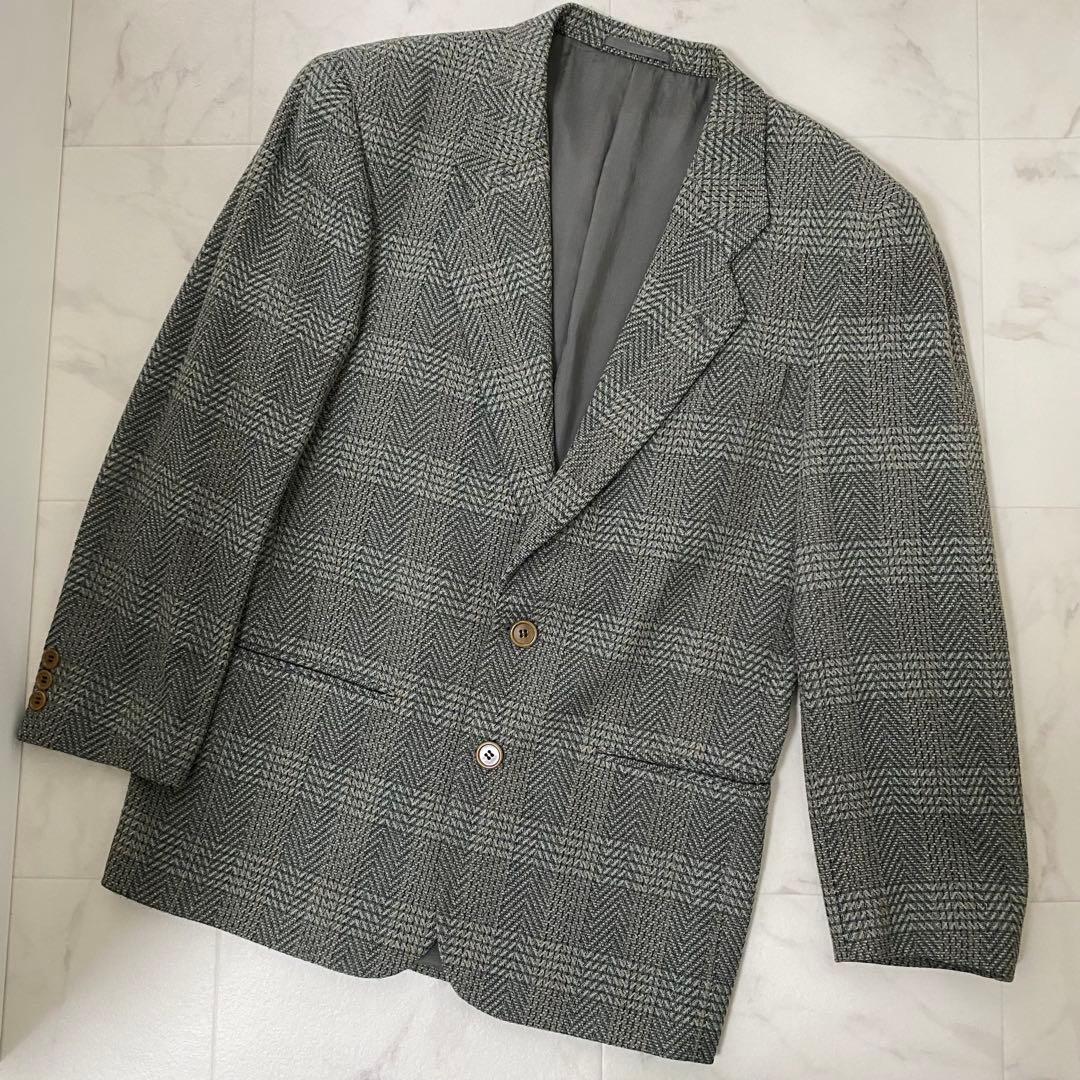 ＊美品＊エンポリオアルマーニ テーラードジャケット コート シルク ウール