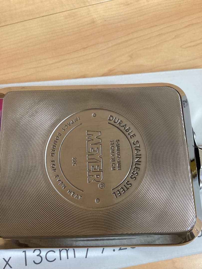 新品未使用　MEYER 蓋付エッグパン18cm マキシムSS マイヤー