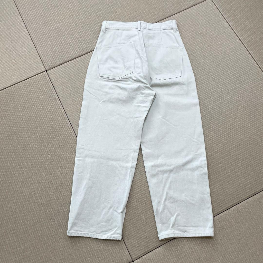 LOEFF ロエフ ホワイトデニム ストレートワイドパンツ　ユナイテッドアローズ