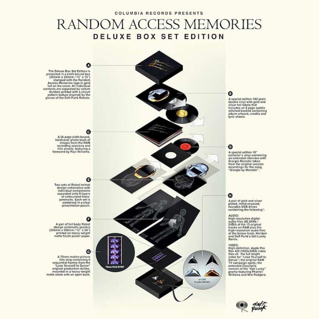 【未開封/限定2500】Daft Punk RAM Deluxe Box Set