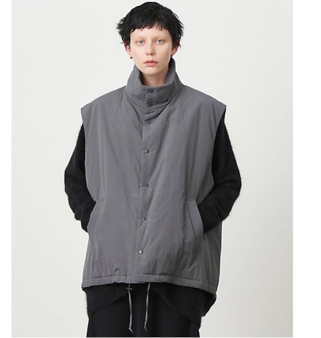 トップス aton techno cotton padded vest